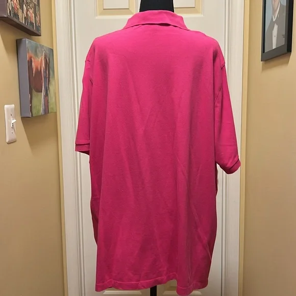 Lands' End Fuchsia Polo Shirt - Picture 4 of 5